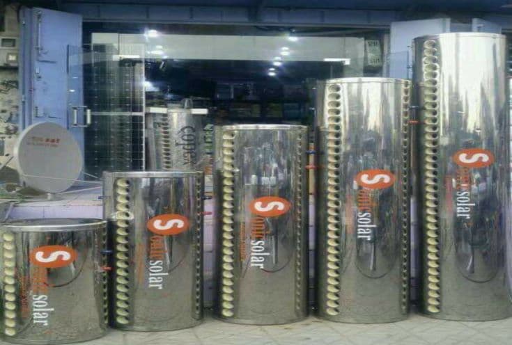 Sonic Solar tanks of all sizes